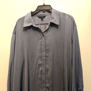 Banana Republic Satin Button Down Shirt